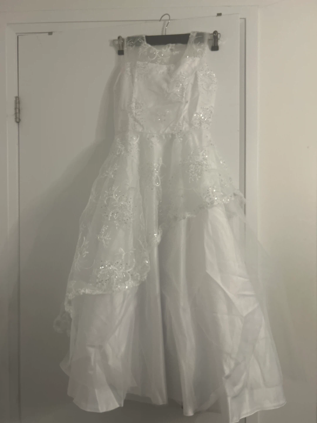 White Dress with Embellishments