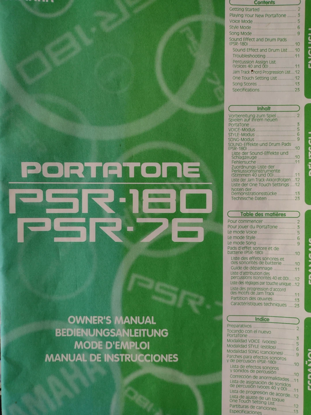 Yamaha PSR-180 Portable Keyboard - photo 4