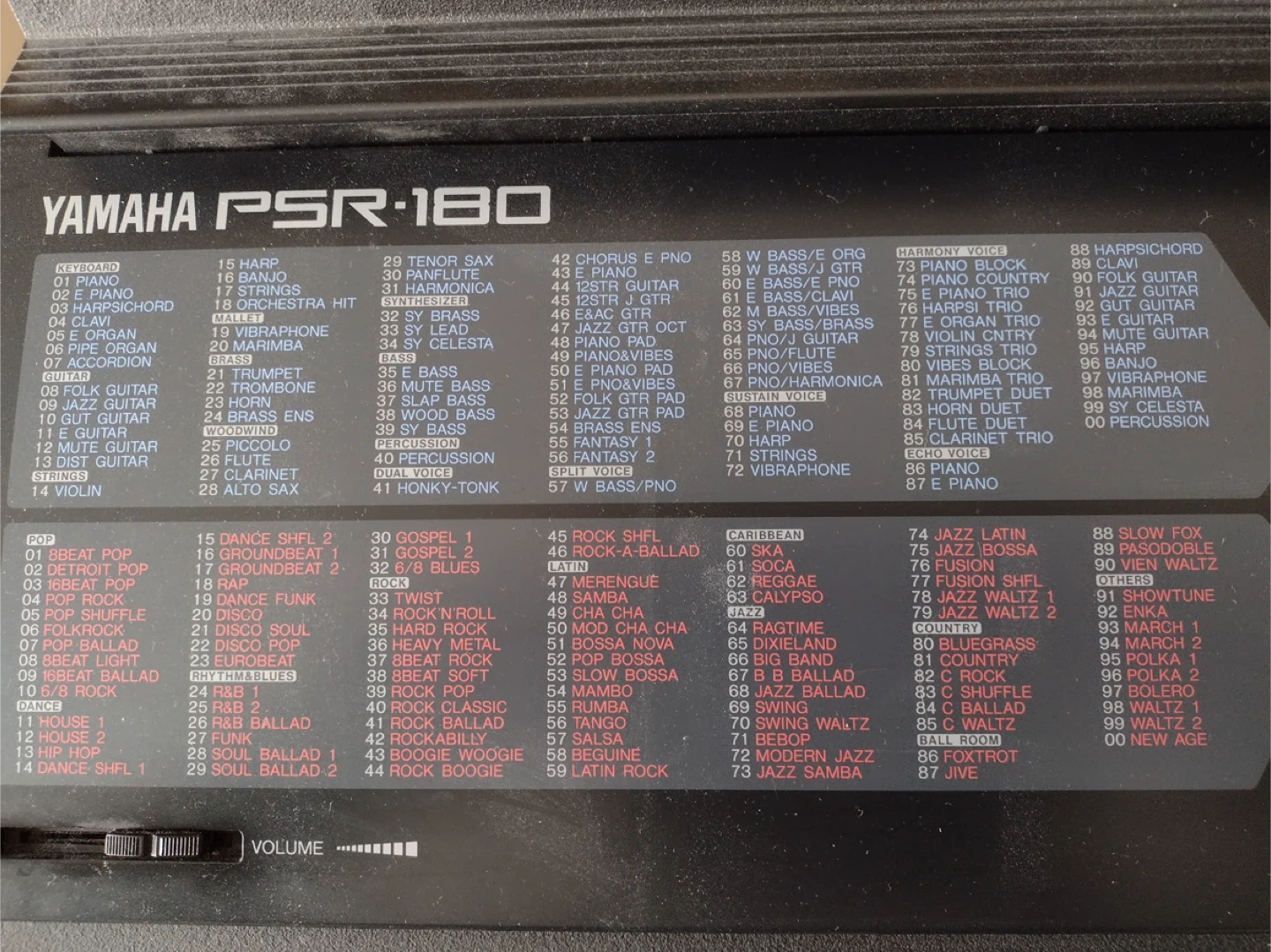 Yamaha PSR-180 Portable Keyboard - photo 2