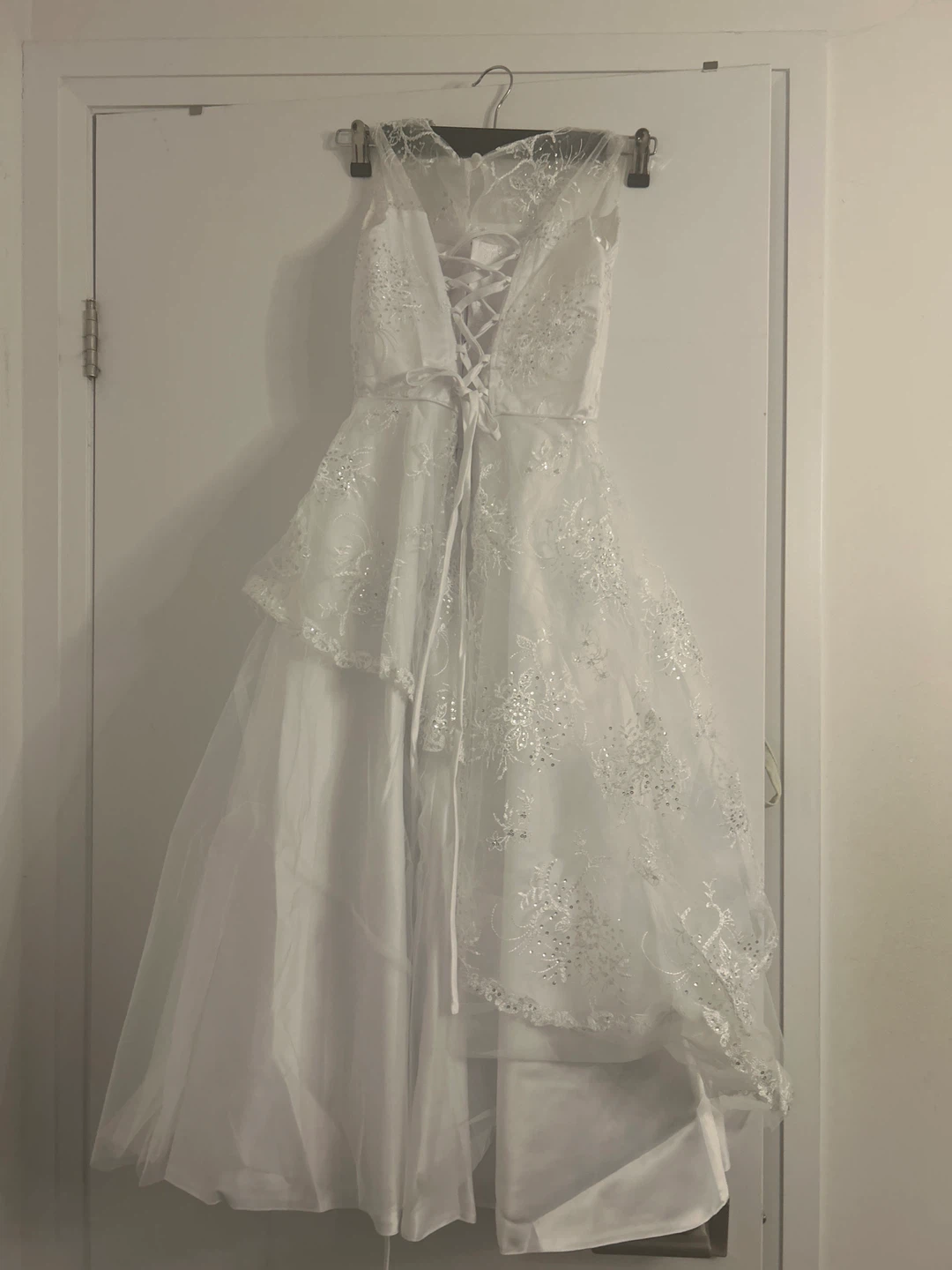 White Dress with Embellishments - photo 4