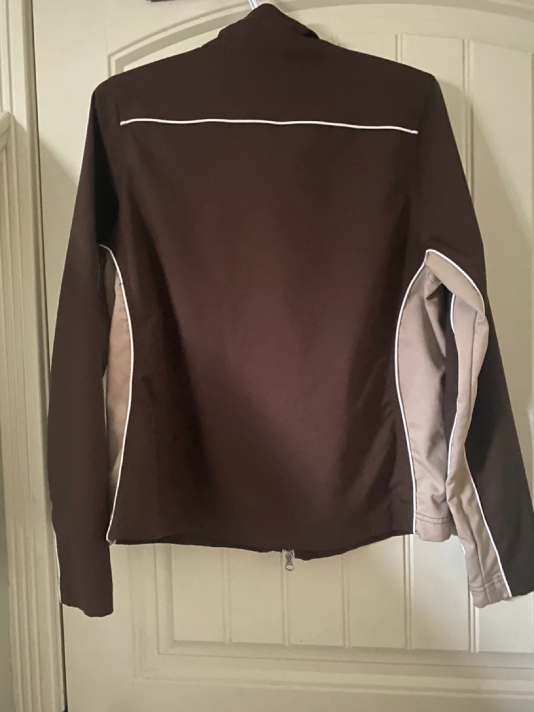Nike Women's Track Jacket - Brown/Beige