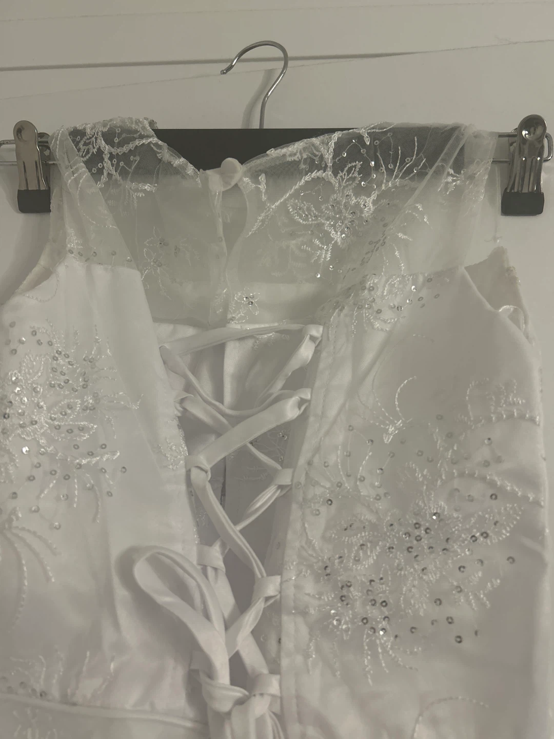 White Dress with Embellishments - photo 5