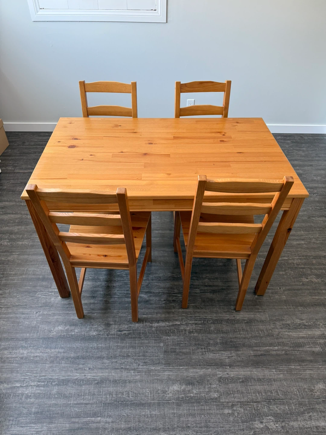 IKEA dining table and chairs