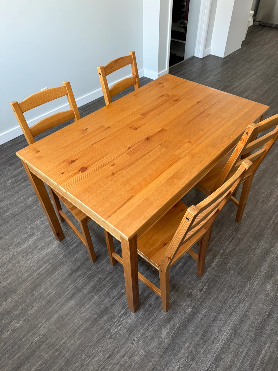 IKEA dining table and chairs - photo 2