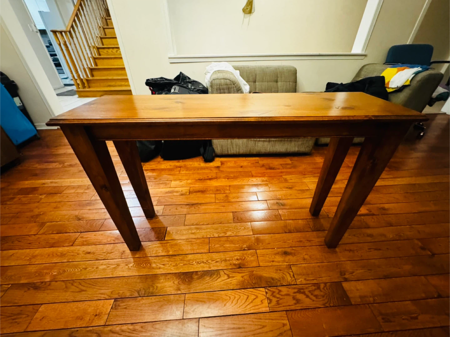 Wooden Console Table - photo 2