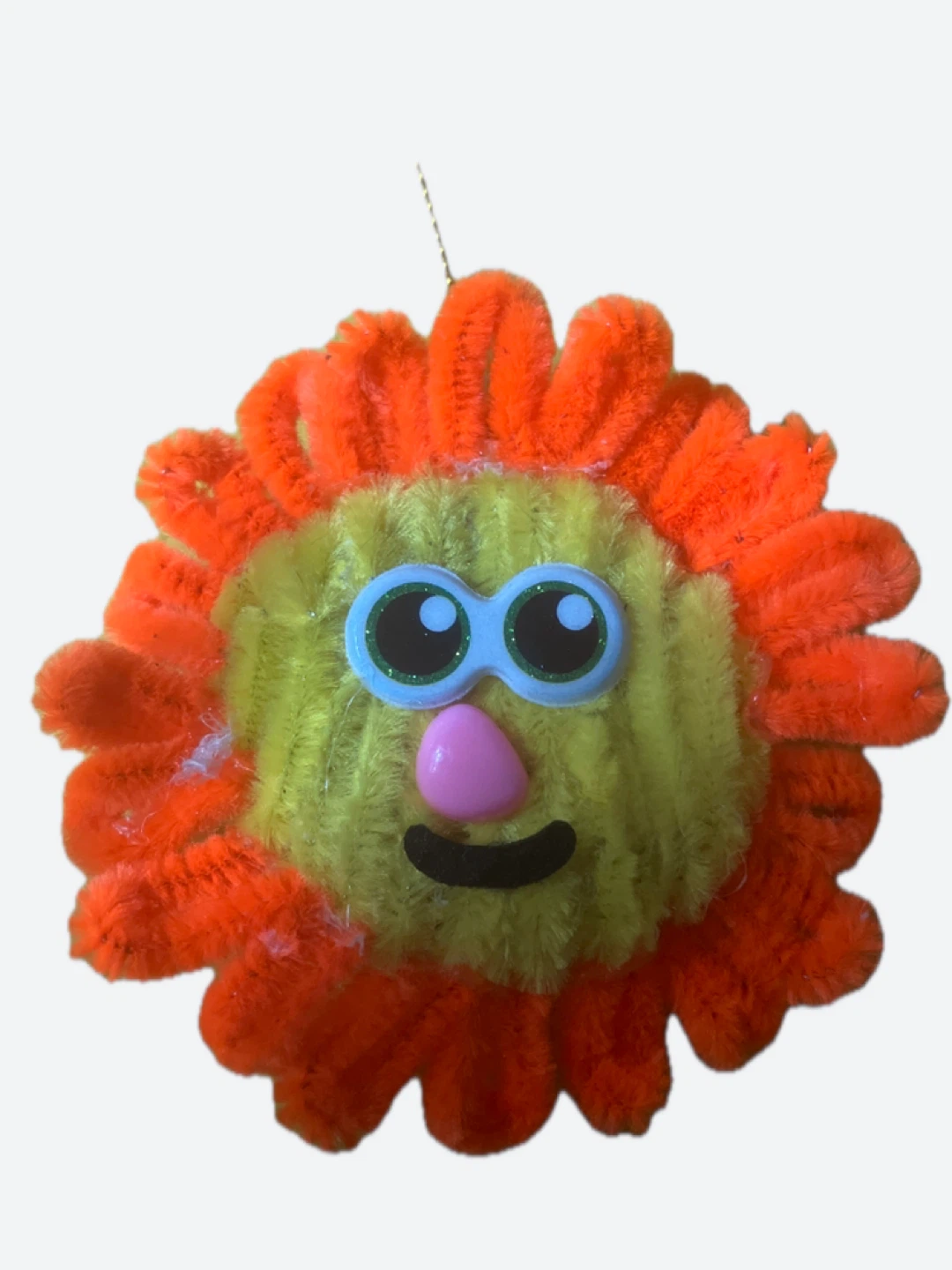 Handmade Pipe Cleaner Lion Craft Ornament