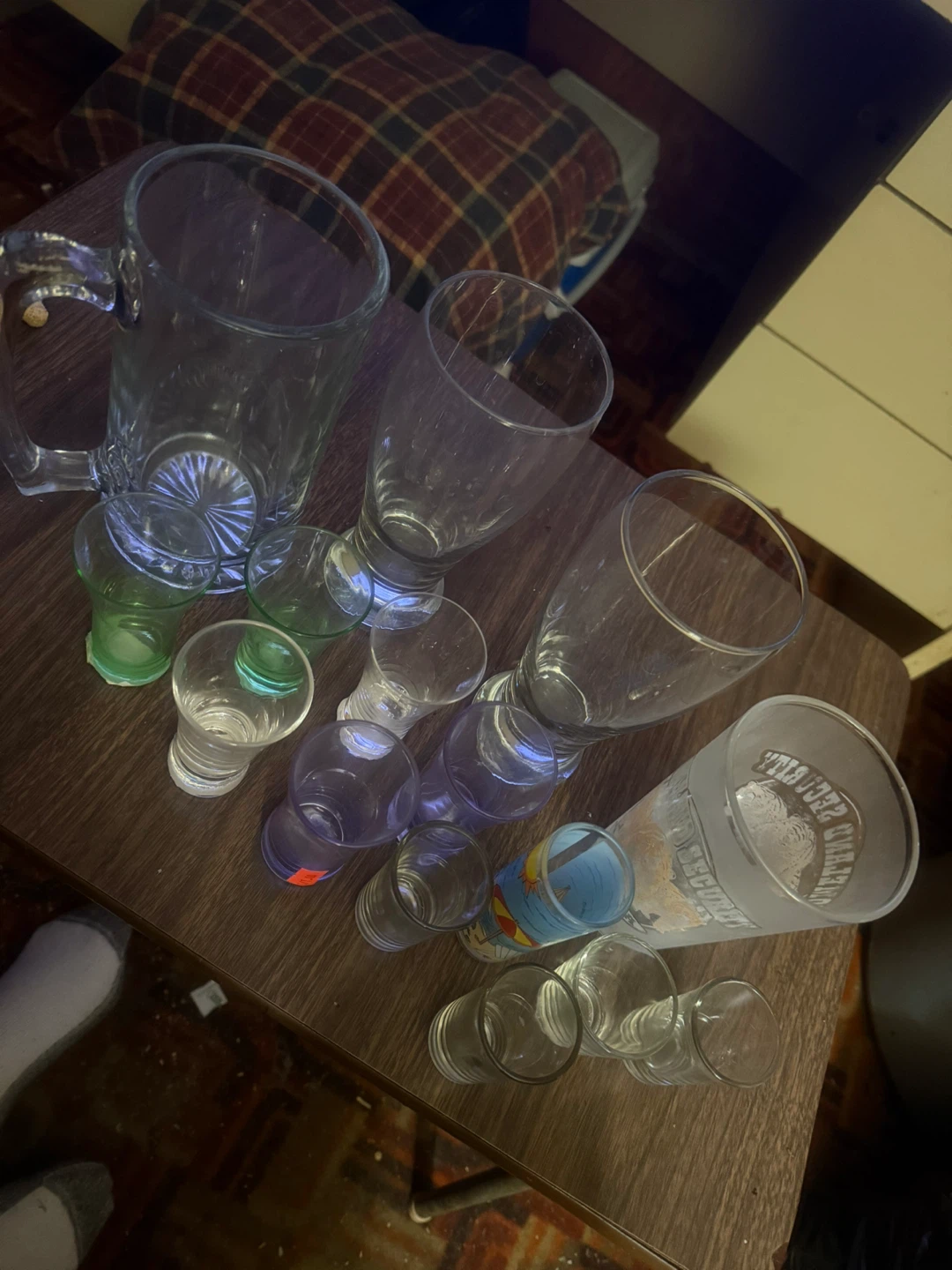 Assortment of shot glasses, and drinking glasses!