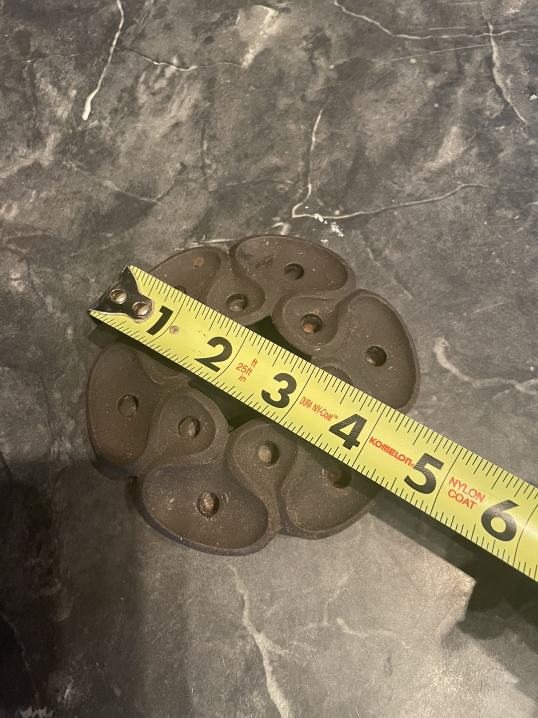 Vintage MCM Dansk Tiny Taper Candlestick Holder Cast Iron - photo 4