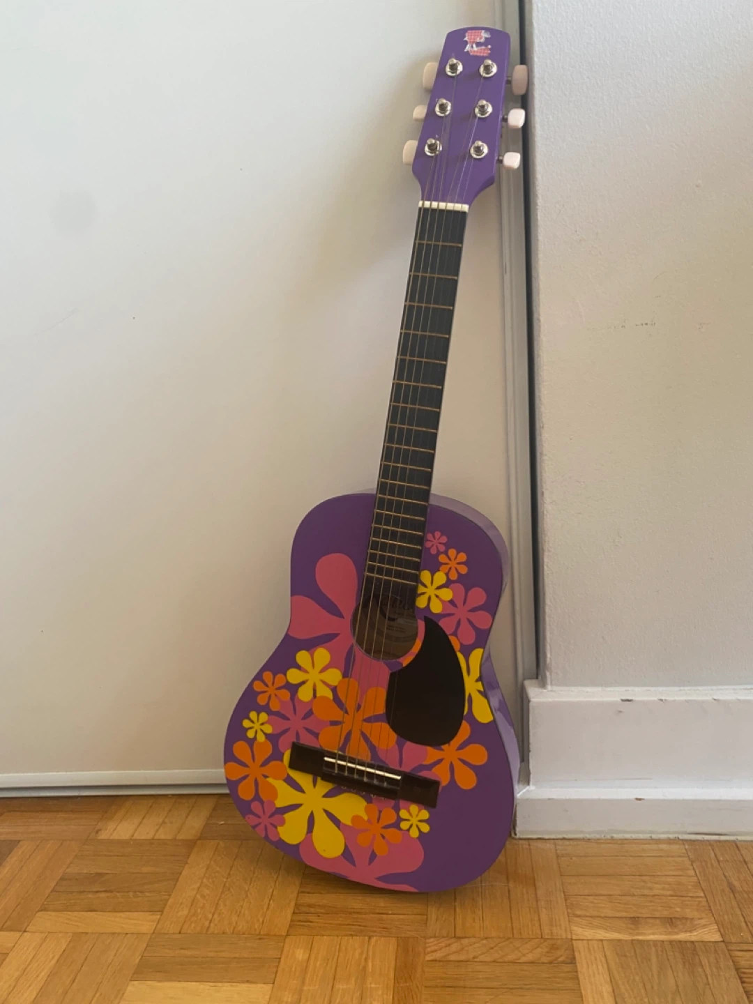 Robson Acoustic Guitar - Purple Floral