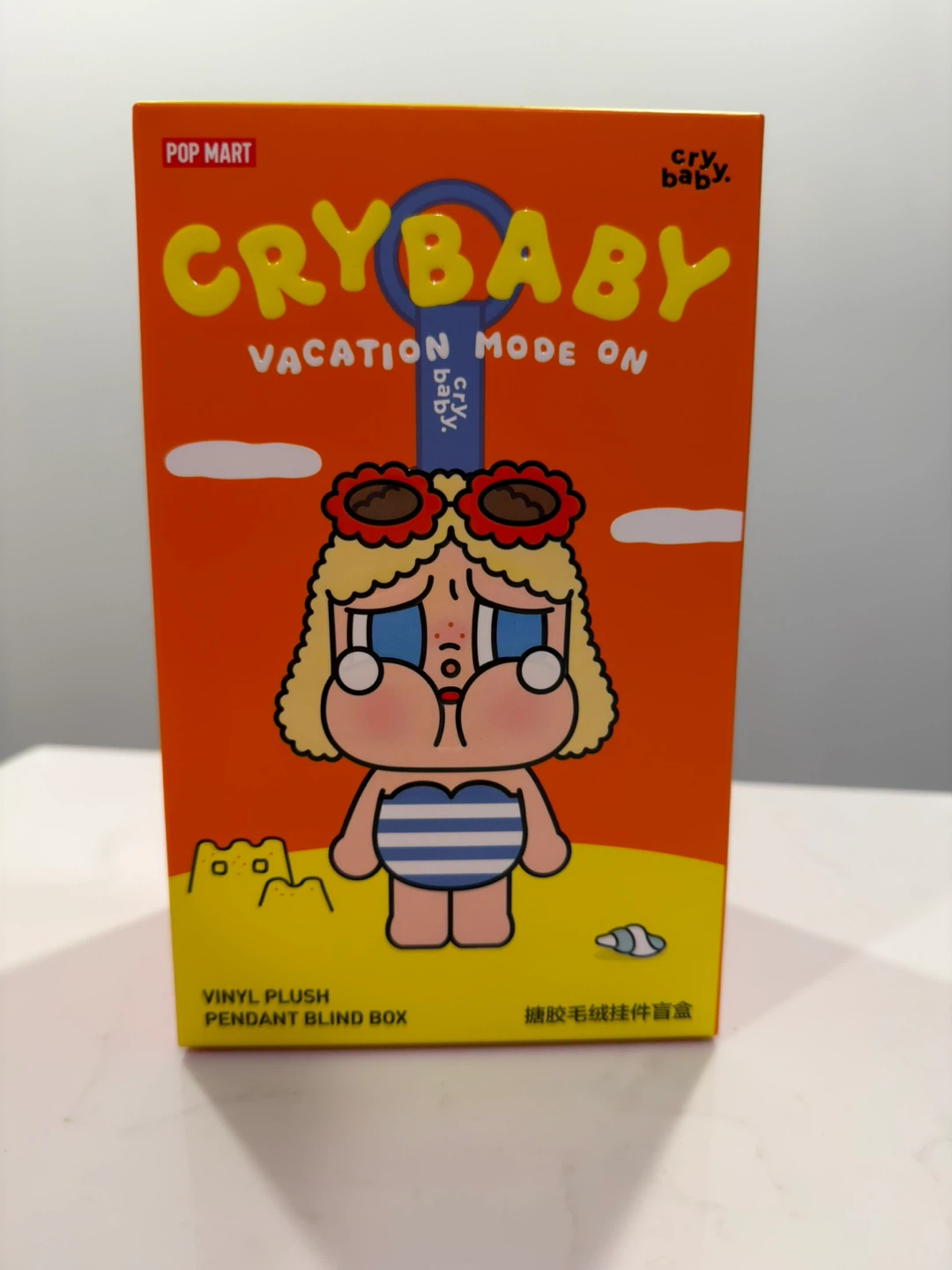 POP MART CRYBABY Vacation Mode On Blind Box Pendant