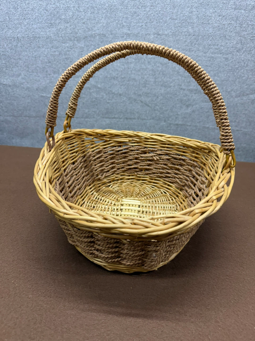 Wicker Basket with Handle - photo 3