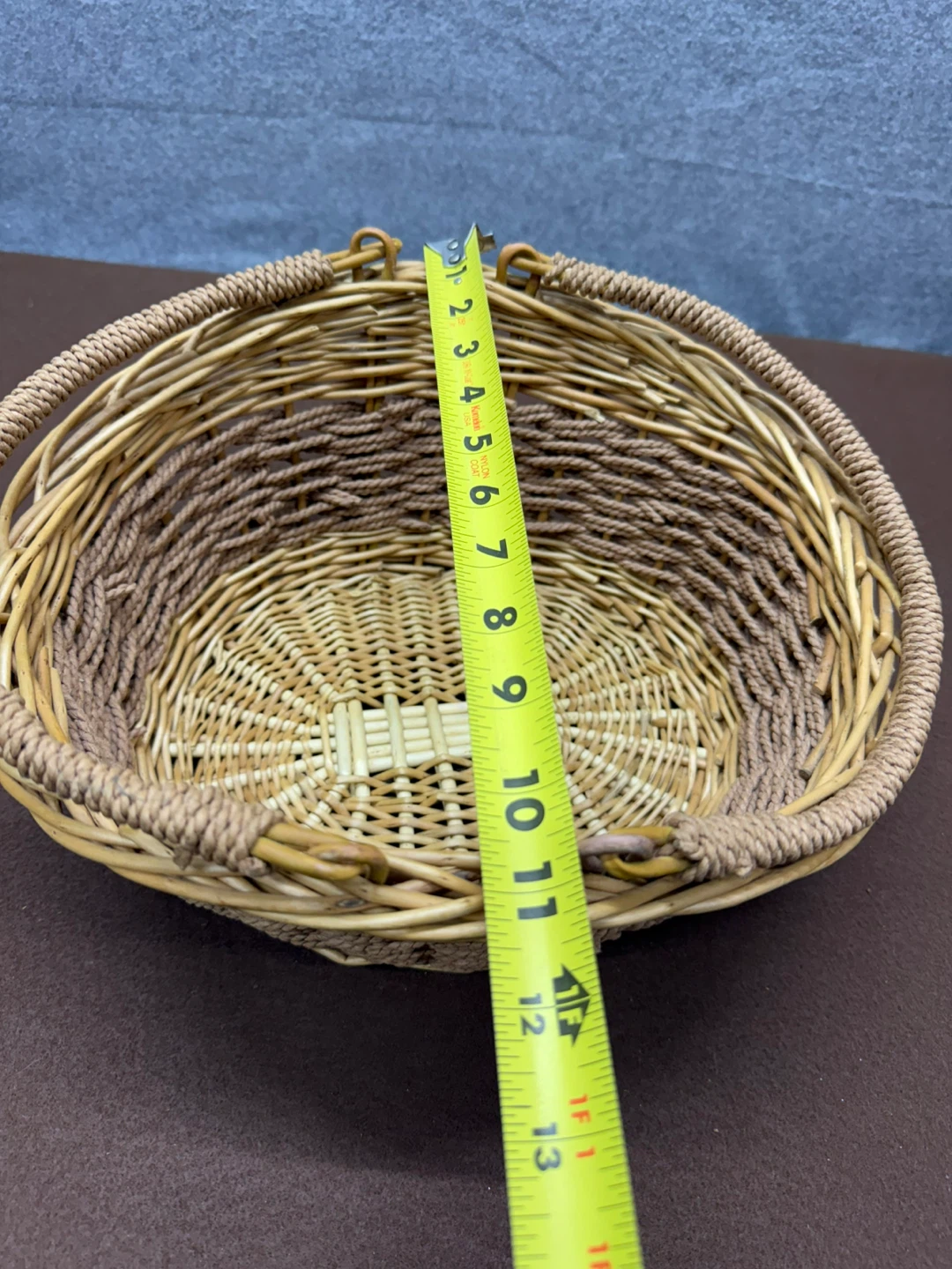 Wicker Basket with Handle - photo 4