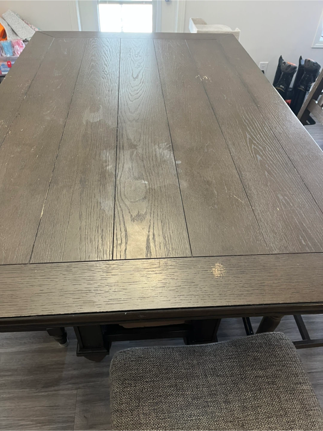 Counter Height Dining Table Set with 4 Stools - photo 2