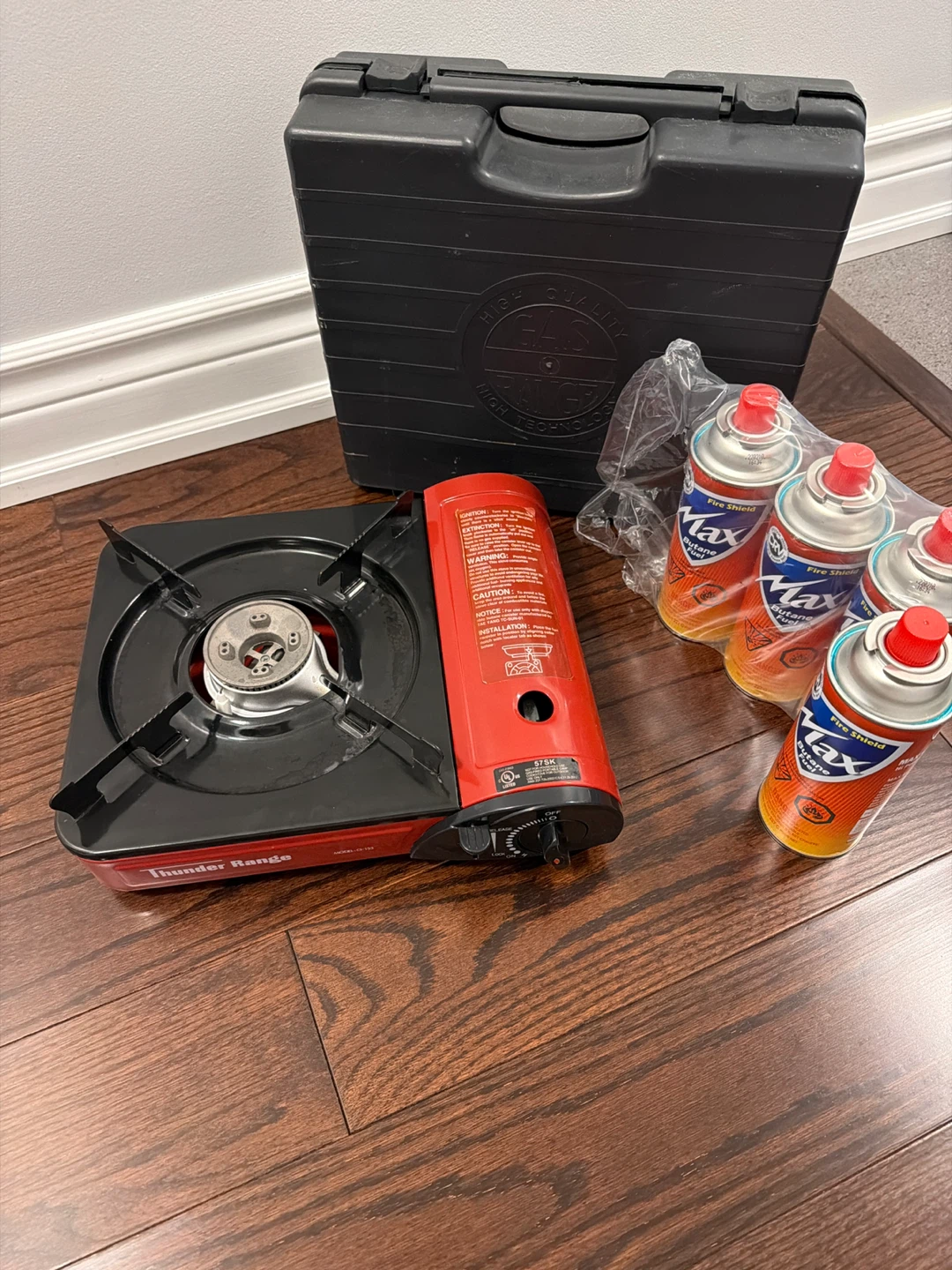 Thunder Range Portable Butane Stove with Fuel Canisters