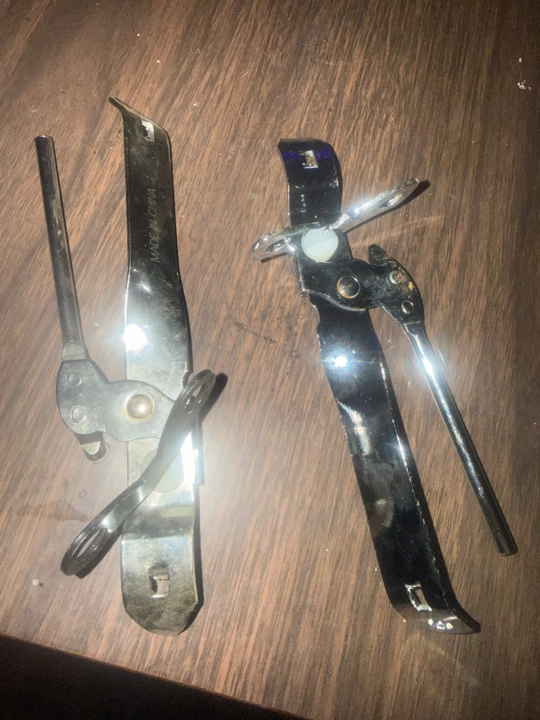 Two vintage can openers.