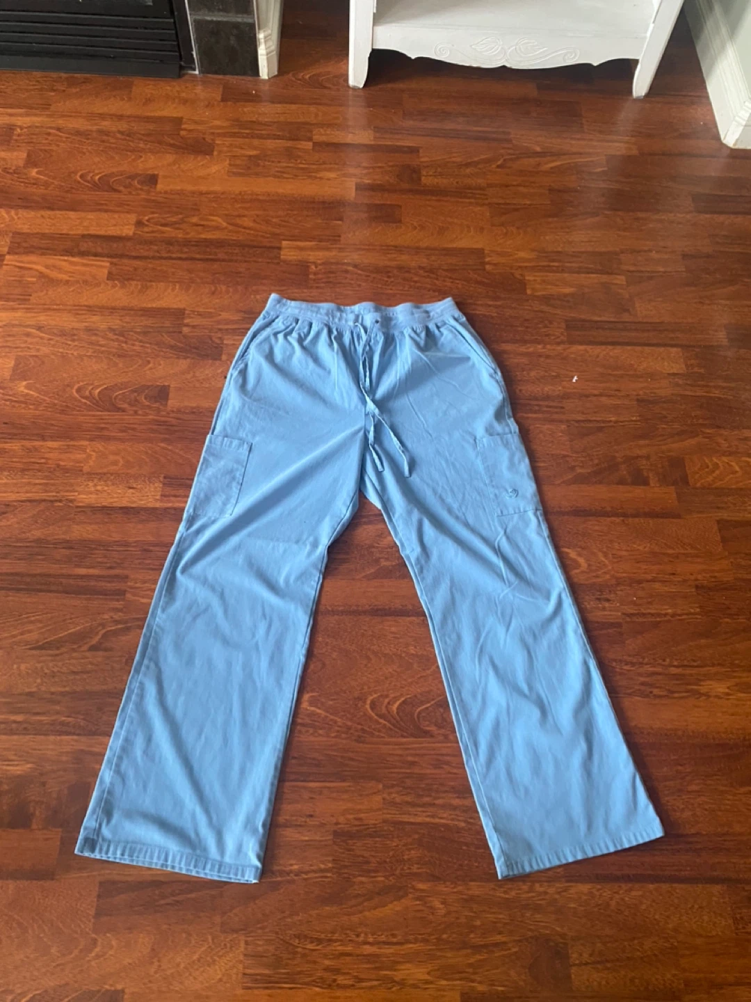 Light Blue Scrub Pants