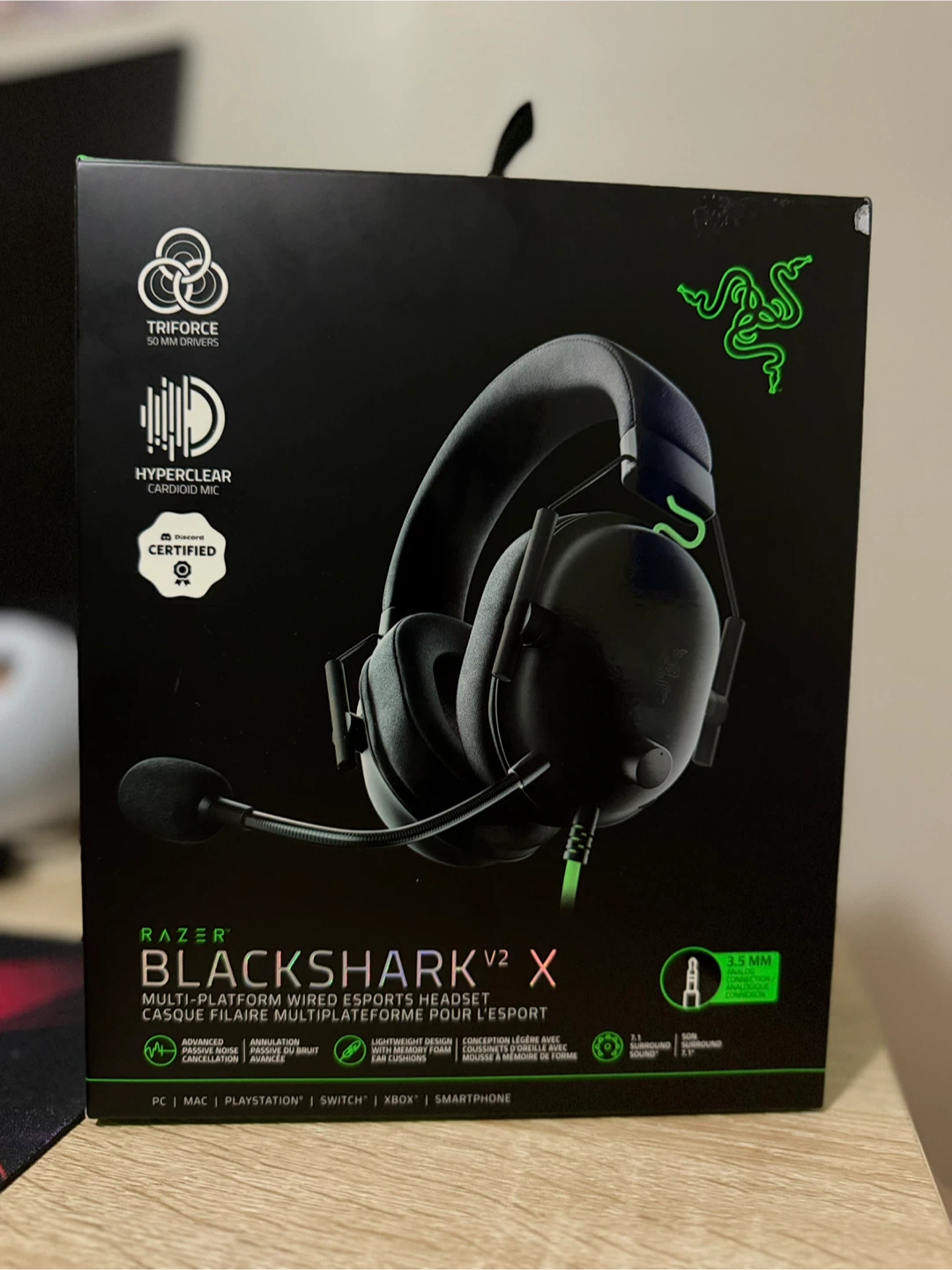 Razer Blackshark V2 X Gaming Headset