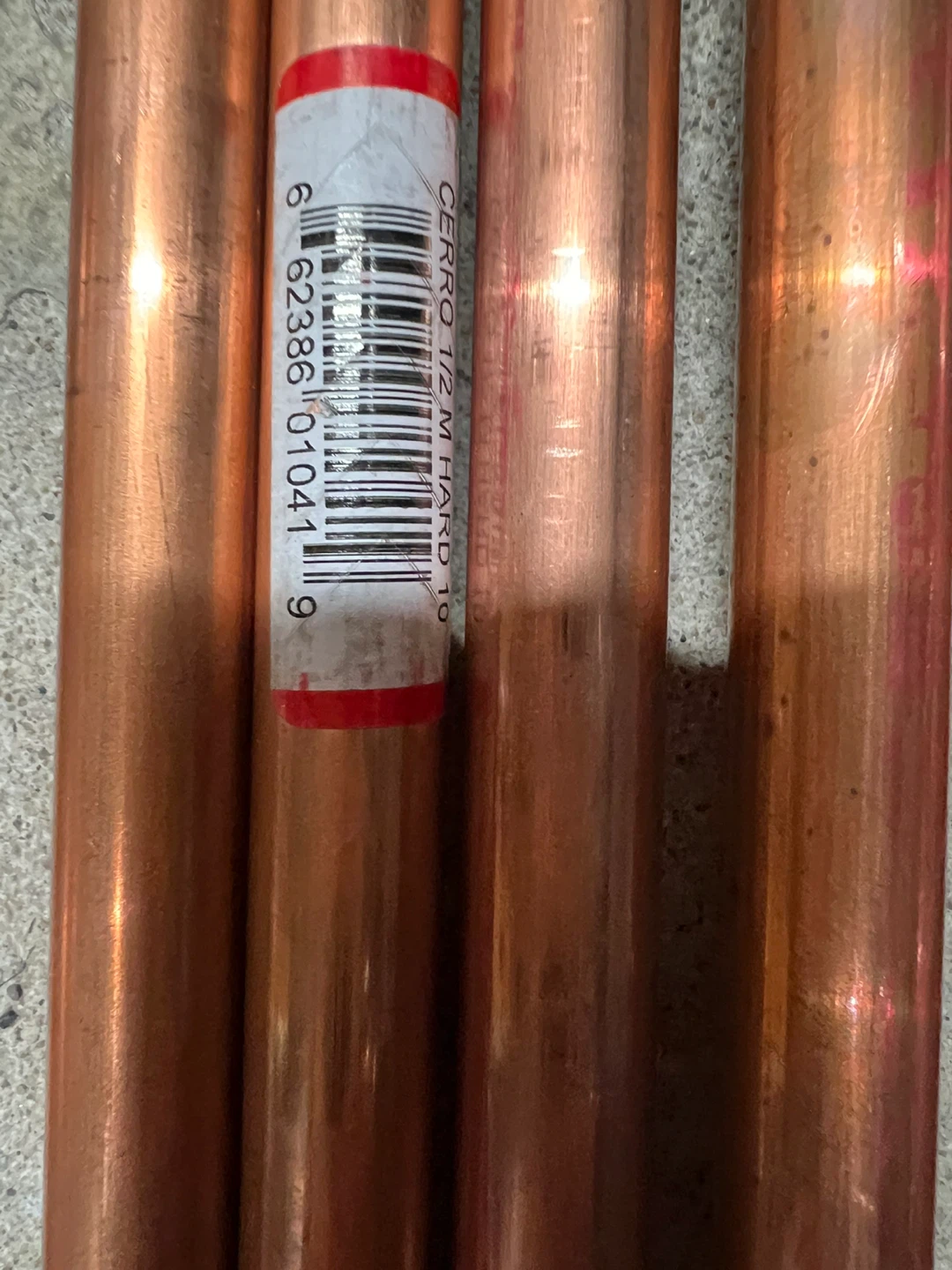 Cerro Copper Pipe 1/2" x 10' Hard - photo 4