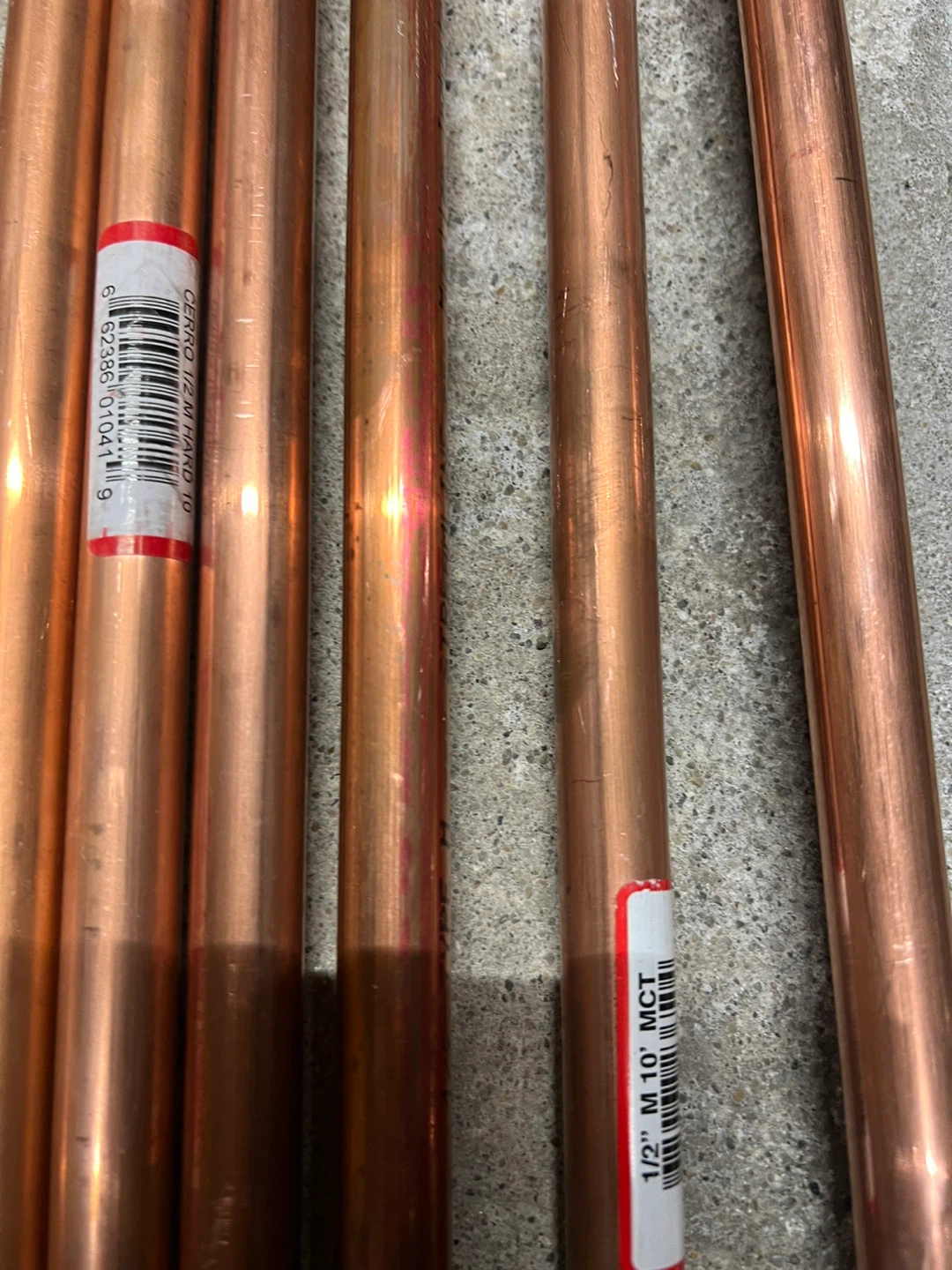Cerro Copper Pipe 1/2" x 10' Hard - photo 3