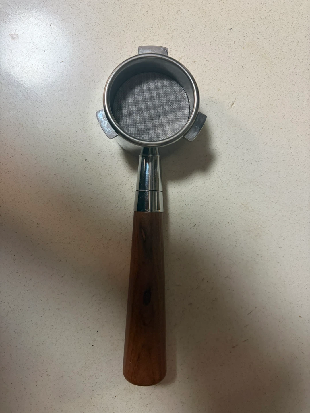 54m Espresso bottomless Portafilter with Wooden Handle - photo 2