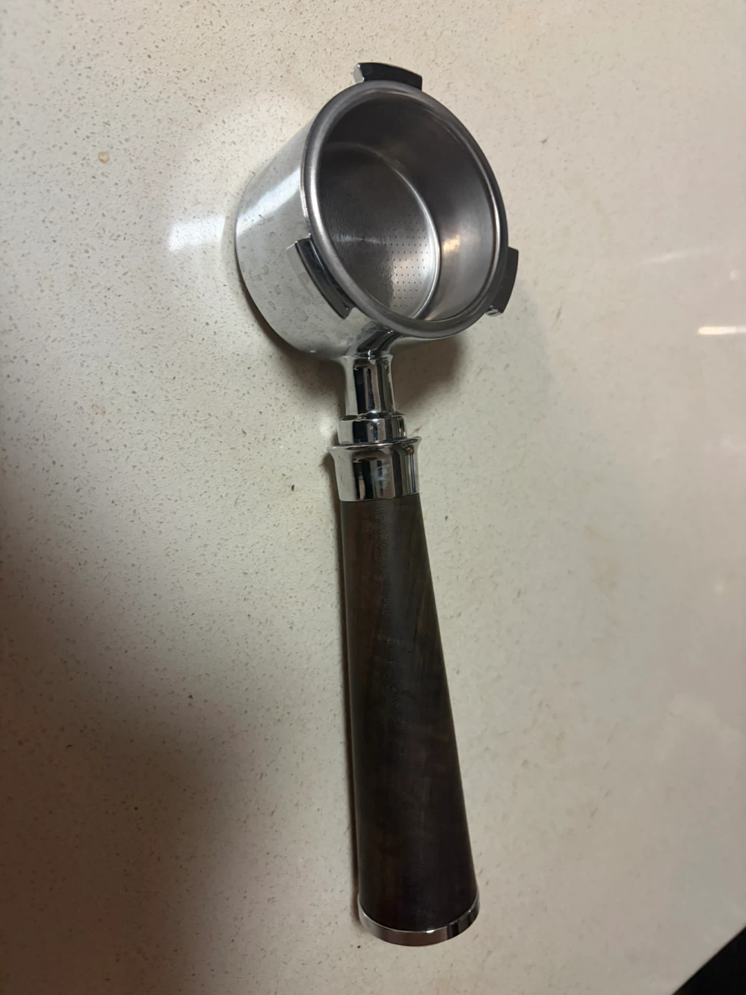51m Bottomless Portafilter with Wooden Handle