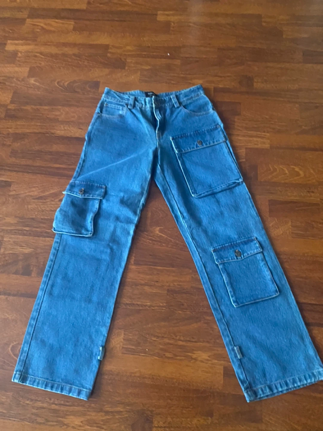 Blue Cargo Jeans