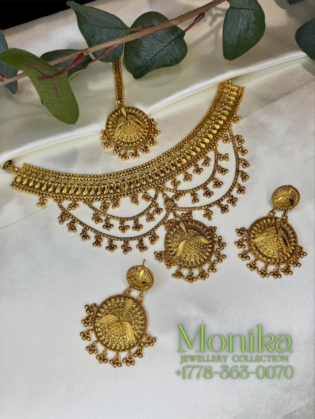Gold plated Jewellery Set