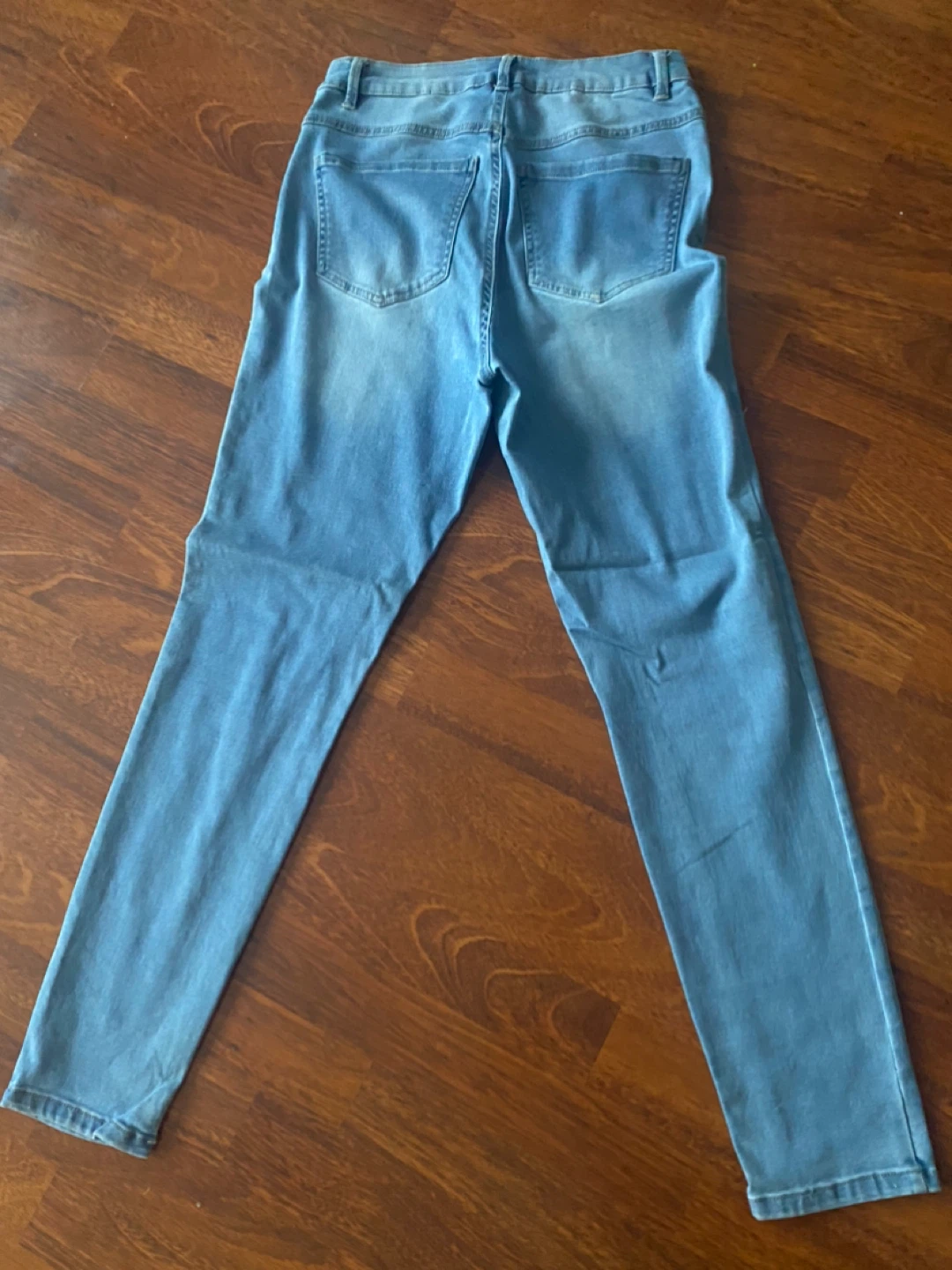 Women's Light Wash Denim Jeans - photo 2
