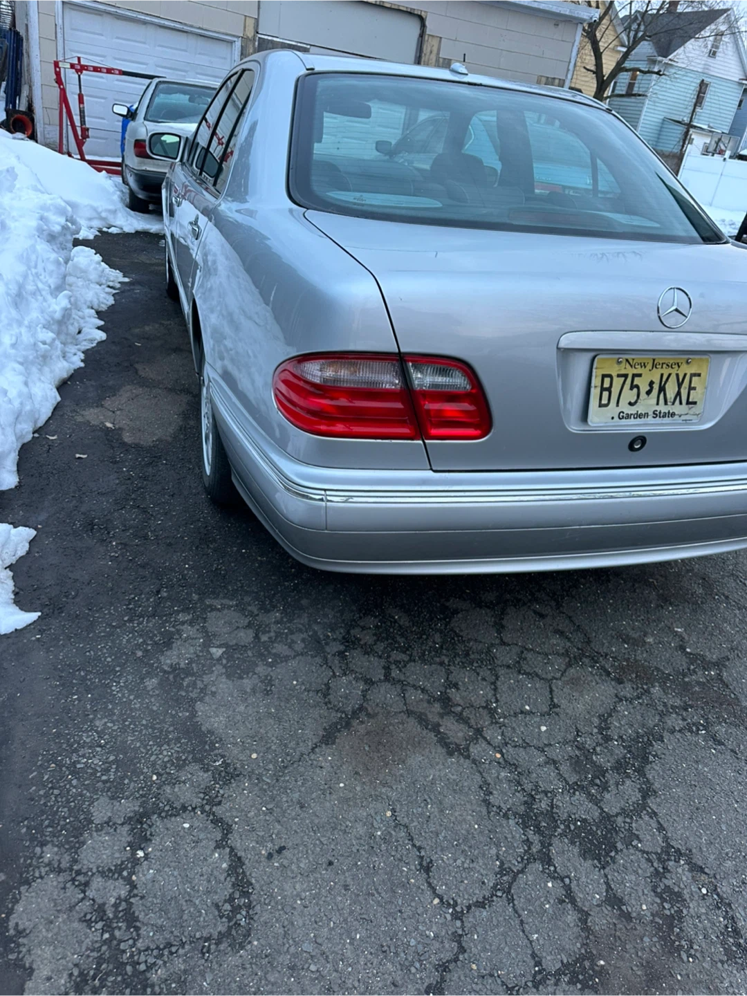Silver Mercedes-Benz E320 Sedan
