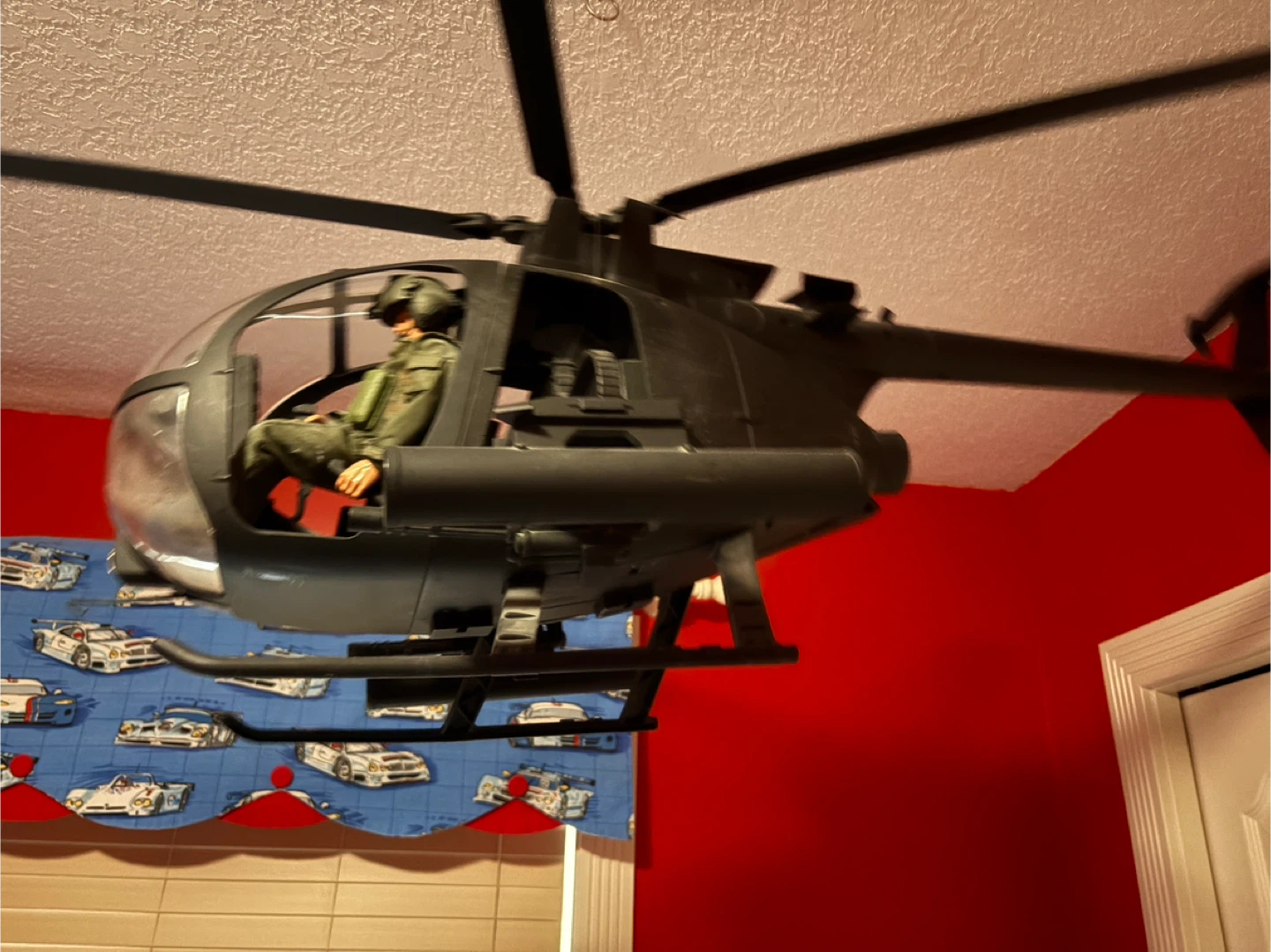 Toy Helicopter Collectable A/MH-6M Little Bird