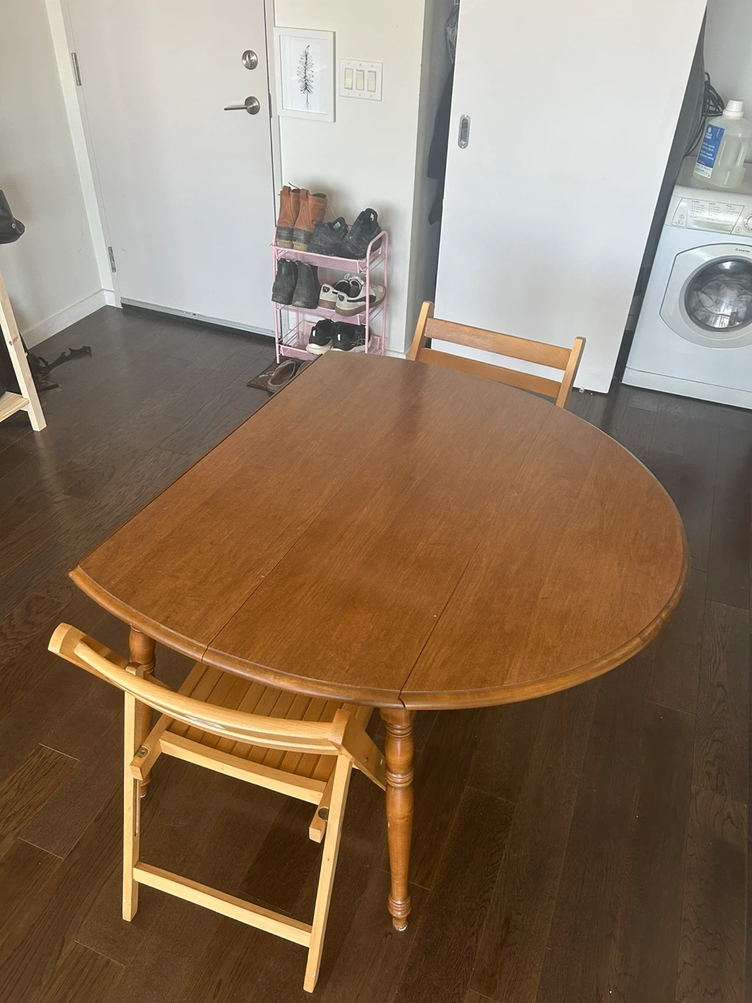 Wooden Drop Leaf Dining Table - photo 2