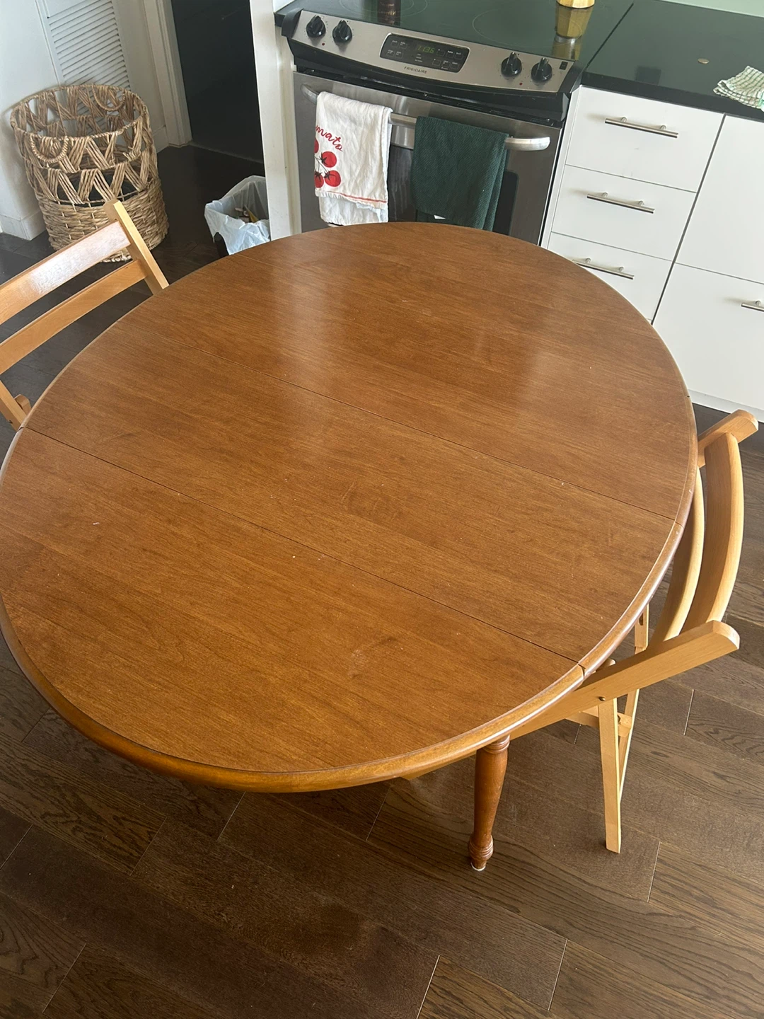 Wooden Drop Leaf Dining Table - photo 3