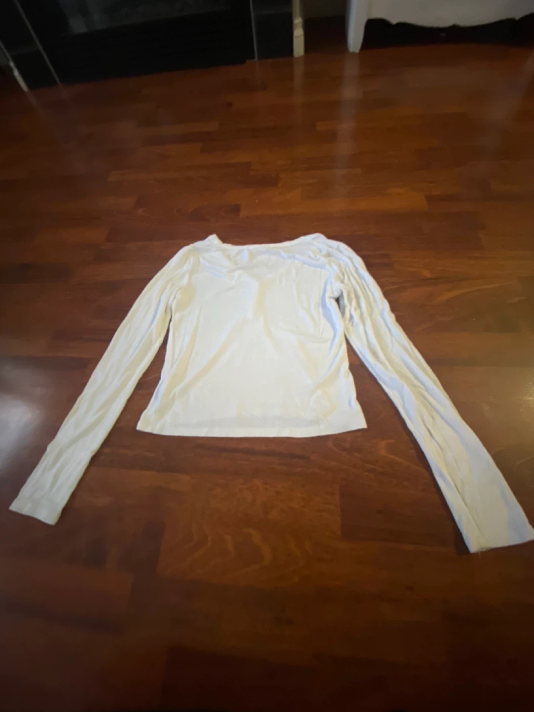 White Long Sleeve Top