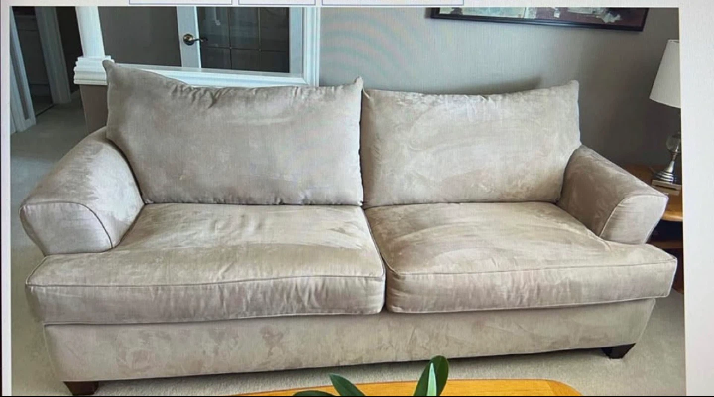 Beige Loveseat Sofa