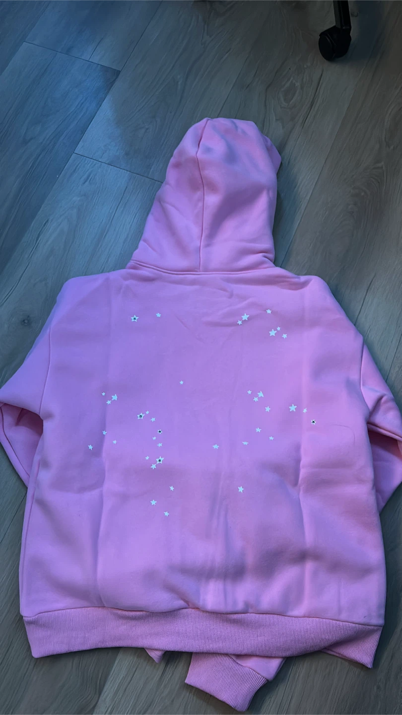 Pink Spider Web Atlanta Hoodie Size M - photo 5