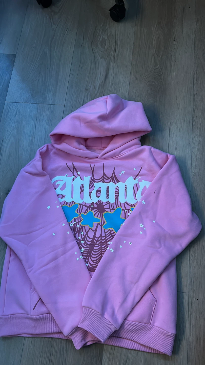 Pink Spider Web Atlanta Hoodie Size M - photo 2