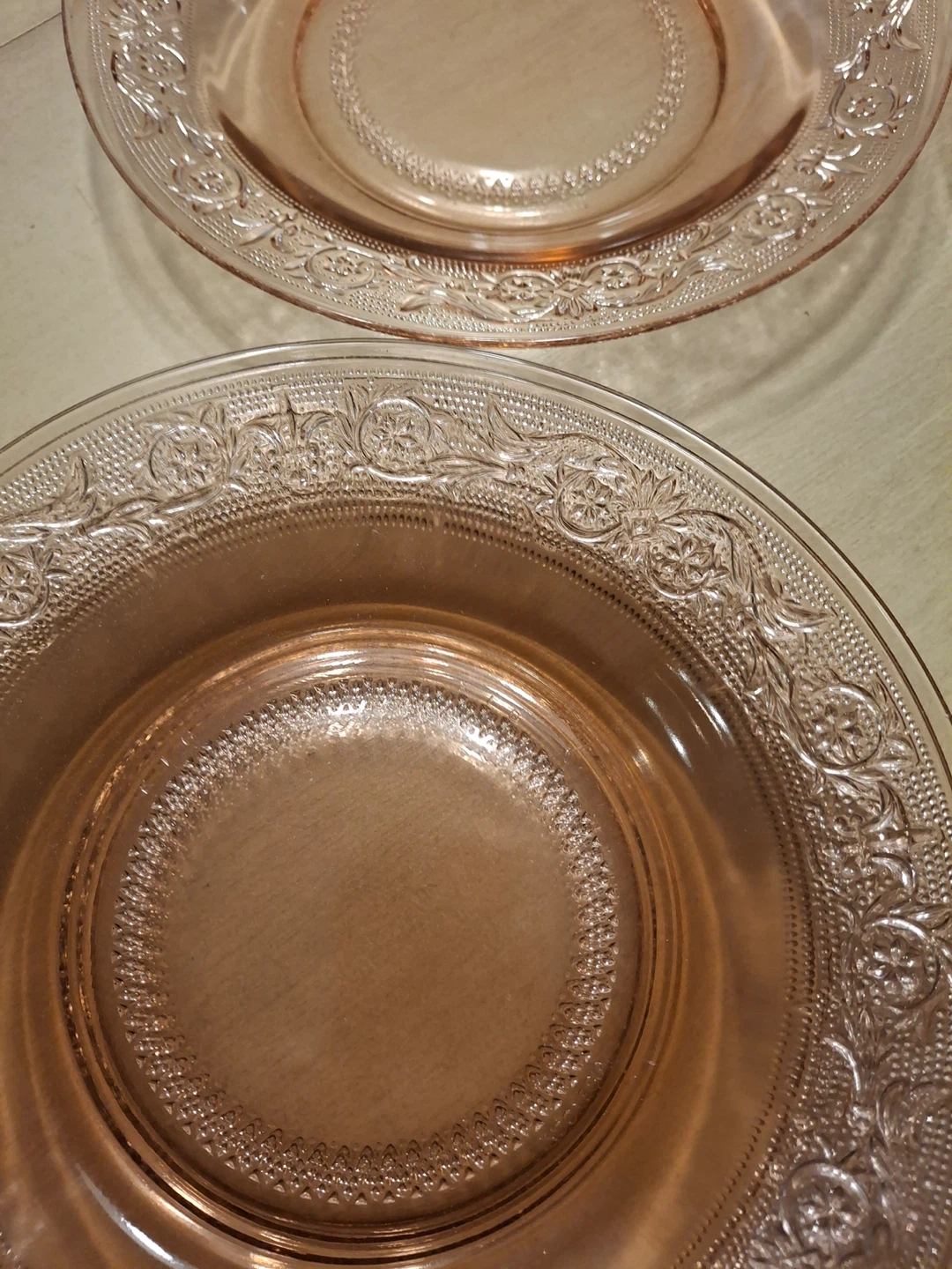 Set of 8 vintage shallow glass bowls (priced as set) - photo 4