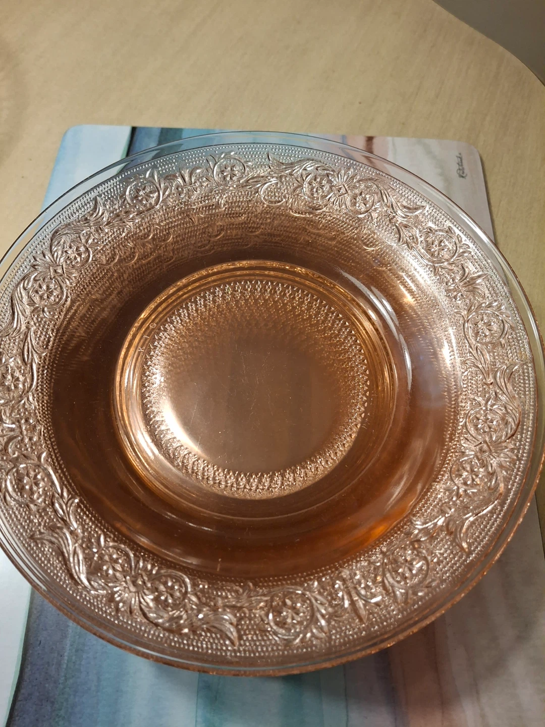 Set of 8 vintage shallow glass bowls (priced as set) - photo 3