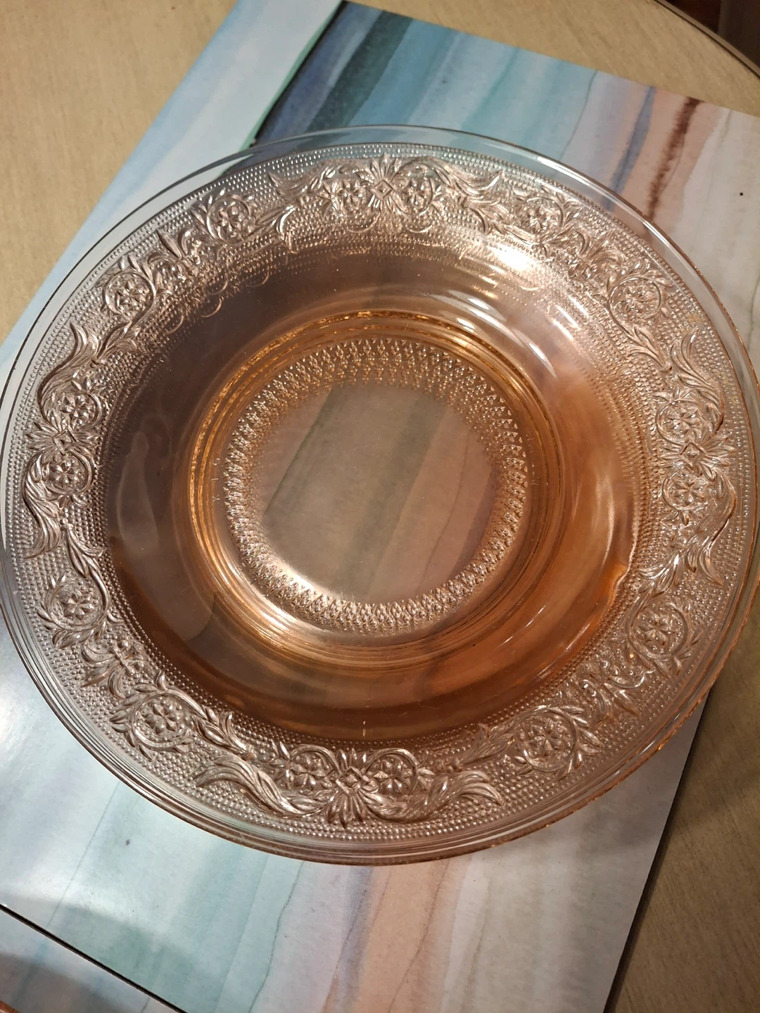 Set of 8 vintage shallow glass bowls (priced as set) - photo 5