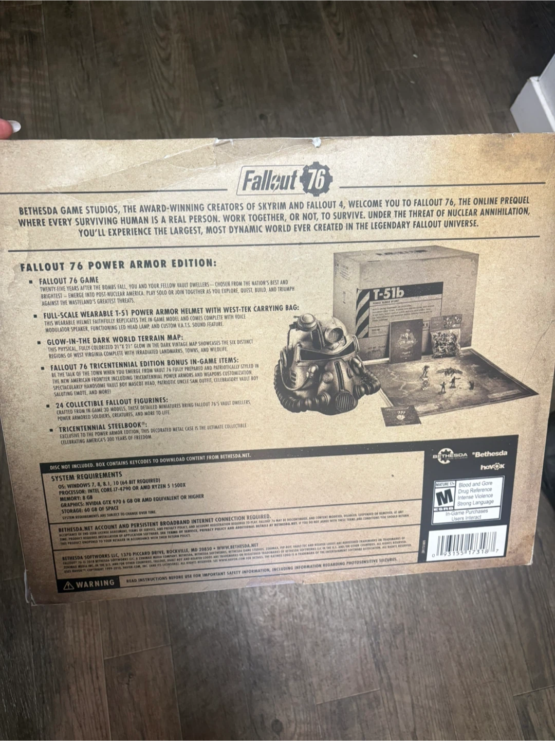 Fallout 76 T-51b Power Armor Helmet Edition - photo 2