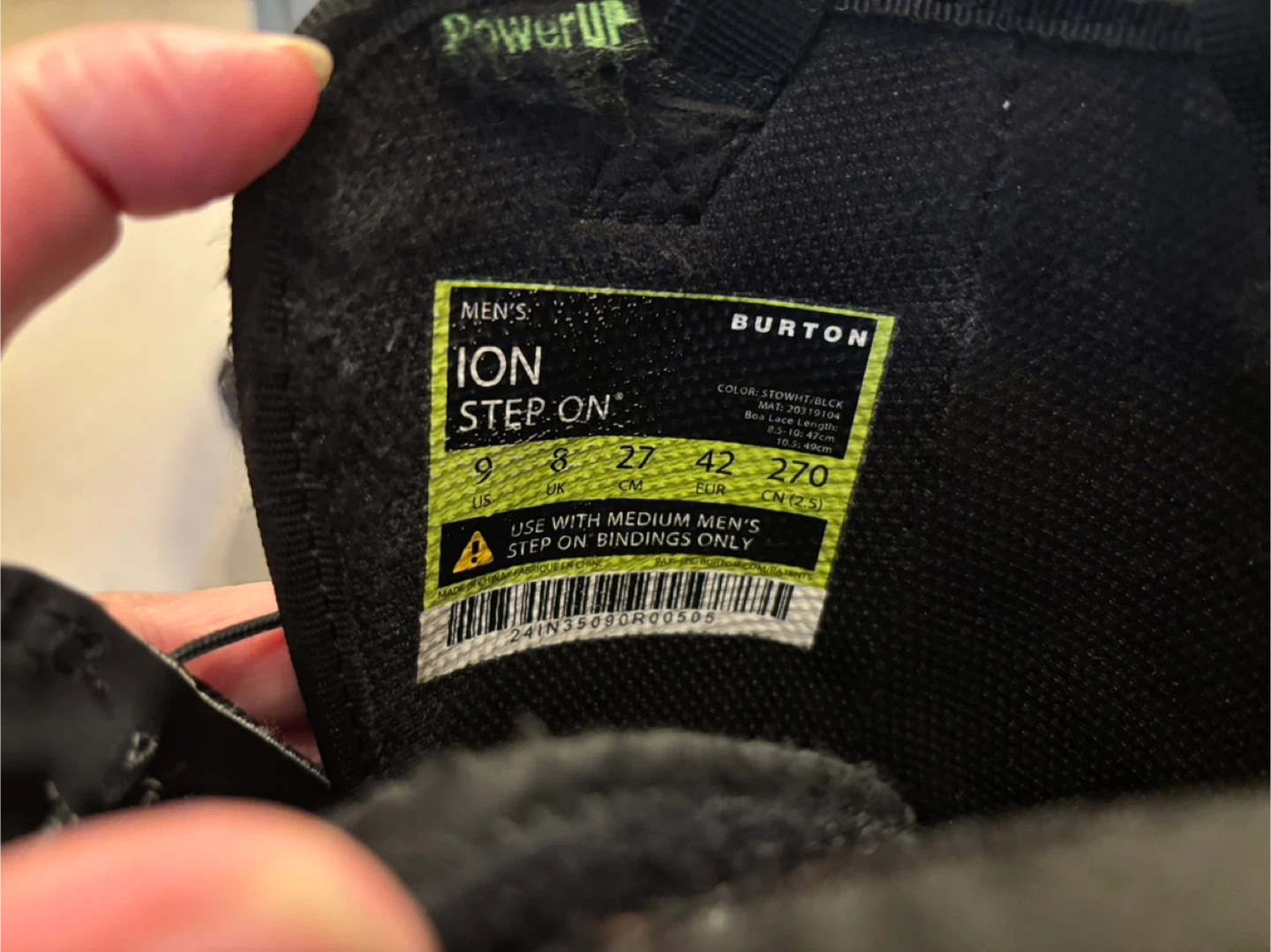 Burton ION Step On Snowboard Boots - Men's Size 9 - photo 5