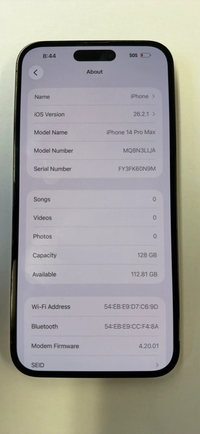 Apple iPhone 14 Pro Max 128GB