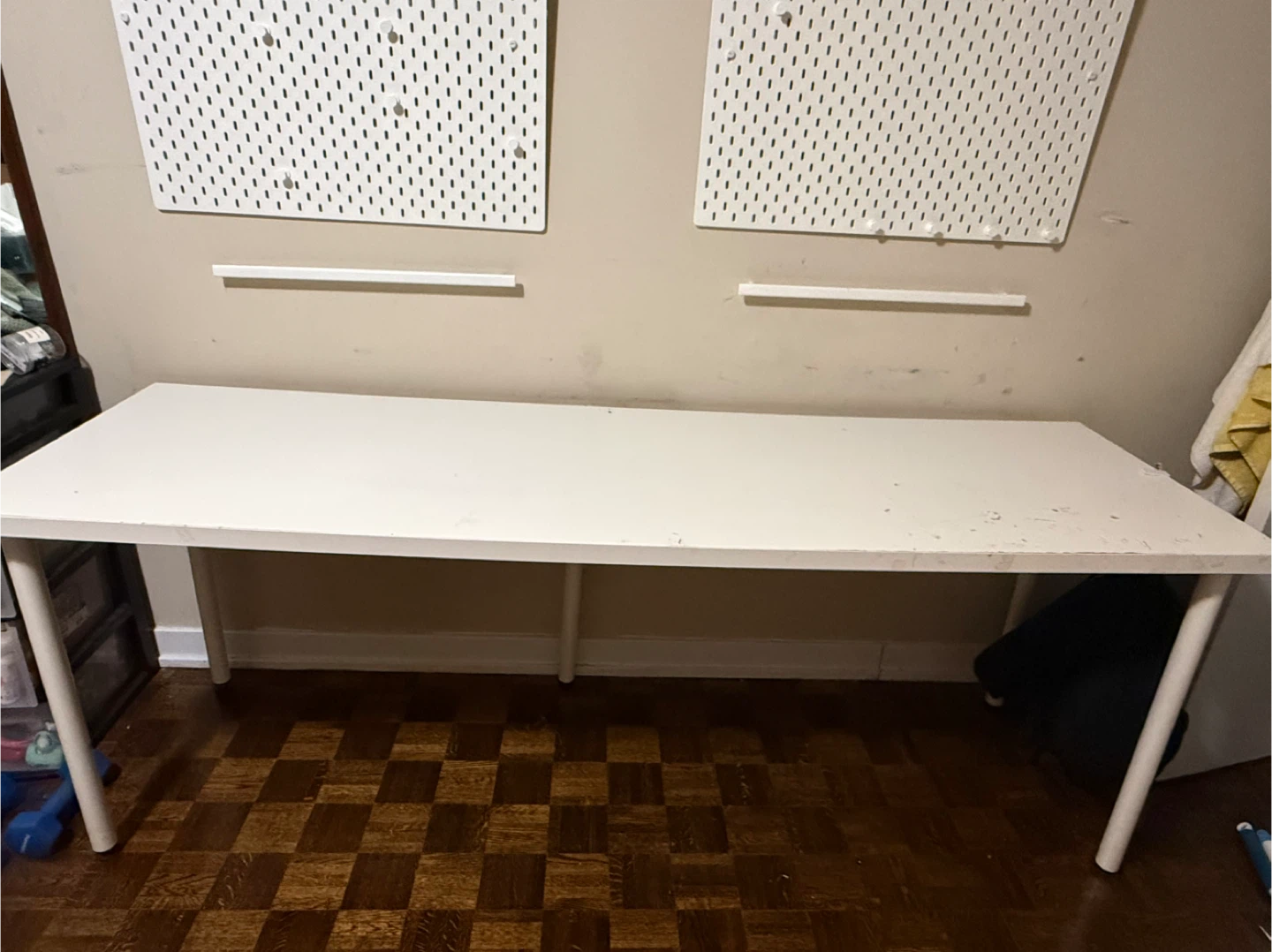 IKEA LAGKAPTEN / ADILS Desk - White 200cm