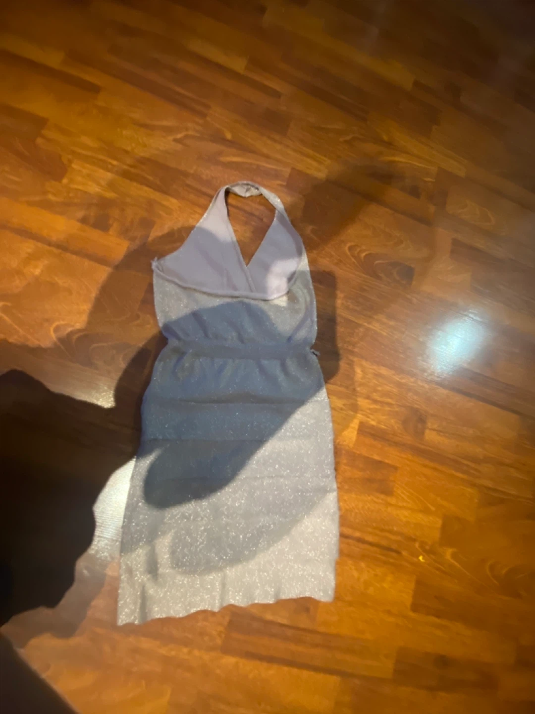 Sparkly Halter Neck Dress