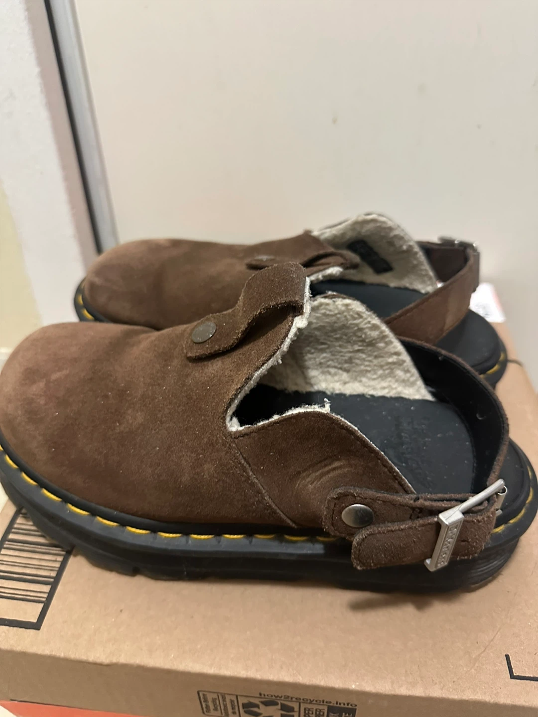Dr. Martens ZEBZAG MULES in brown - photo 2
