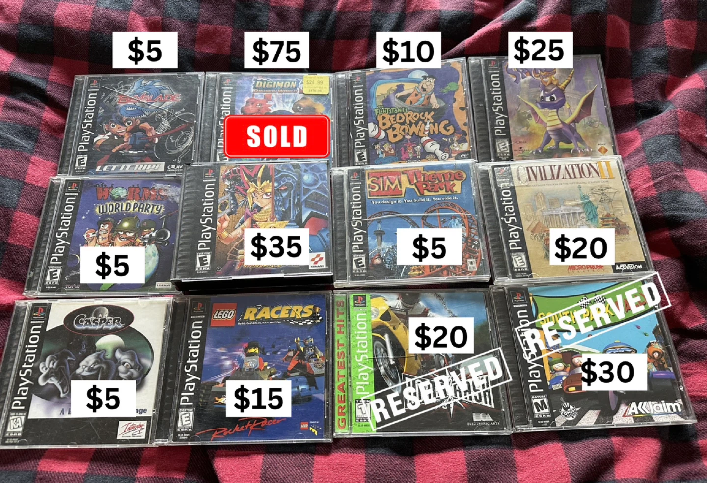 PlayStation Games (See Details)