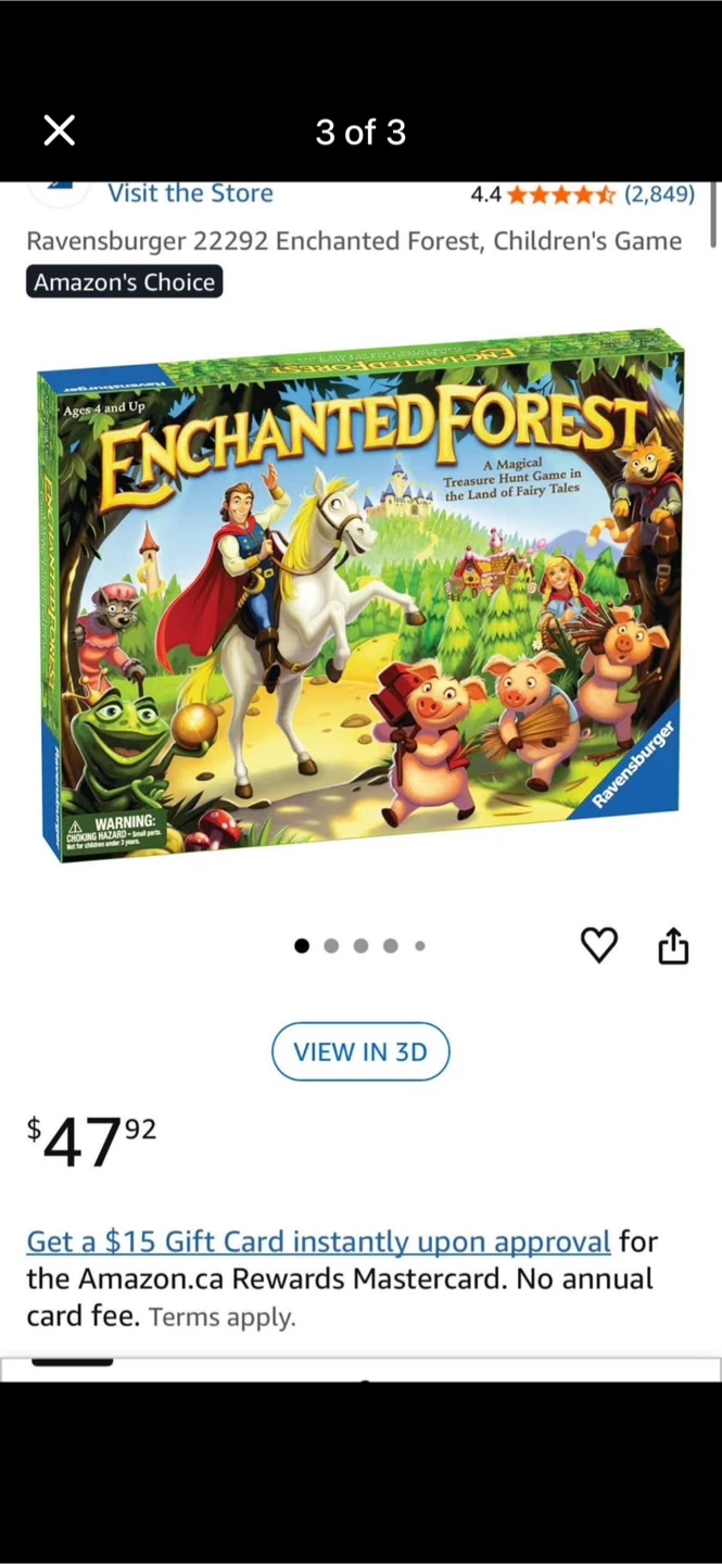 Ravensburger Enchanted Forest Children's Game - photo 3