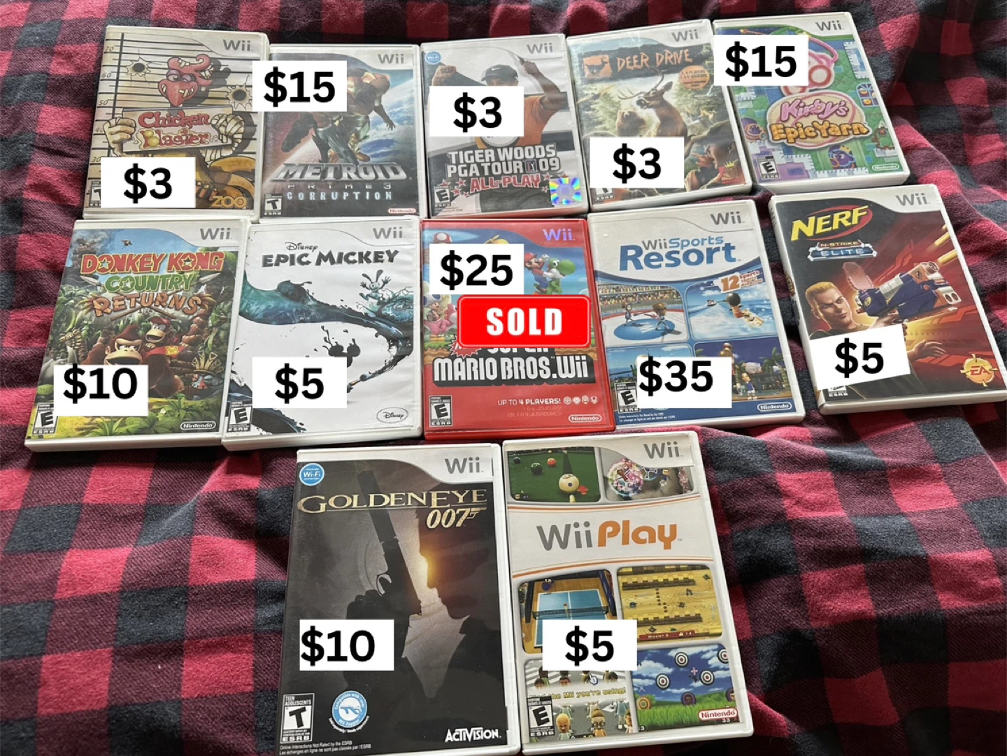 Wii & Wii U Games (See Details)
