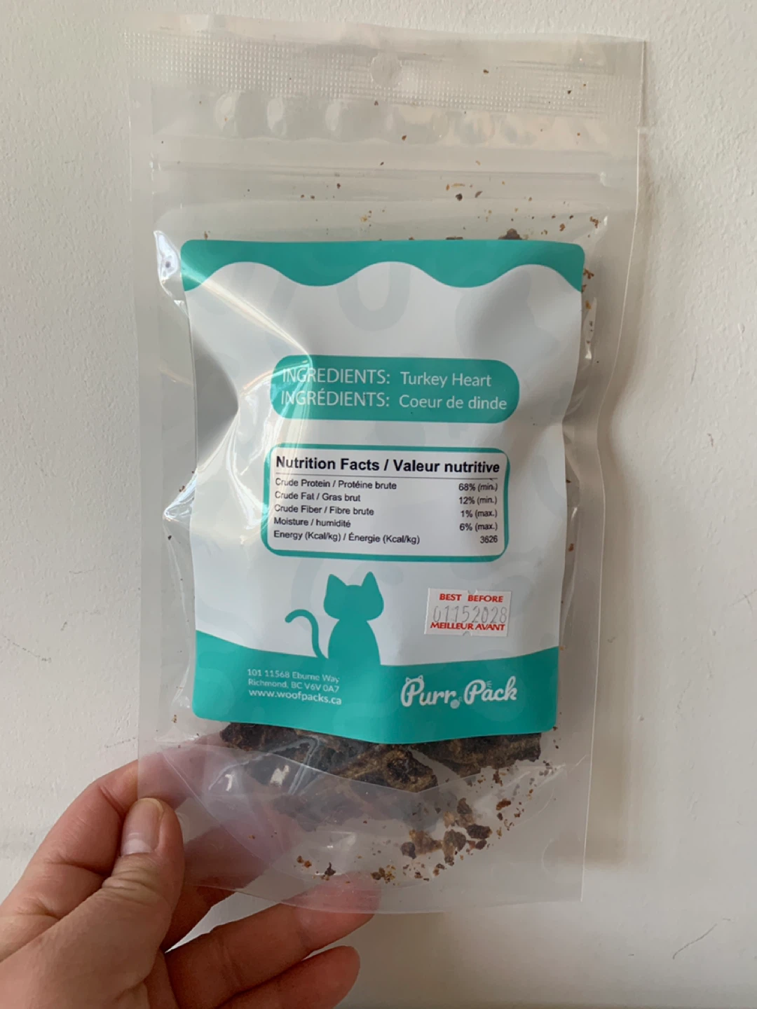 ✨FREE✨#freecycle (PLZ READ 👇)Purr Pack Turkey Treats for Cats - photo 2