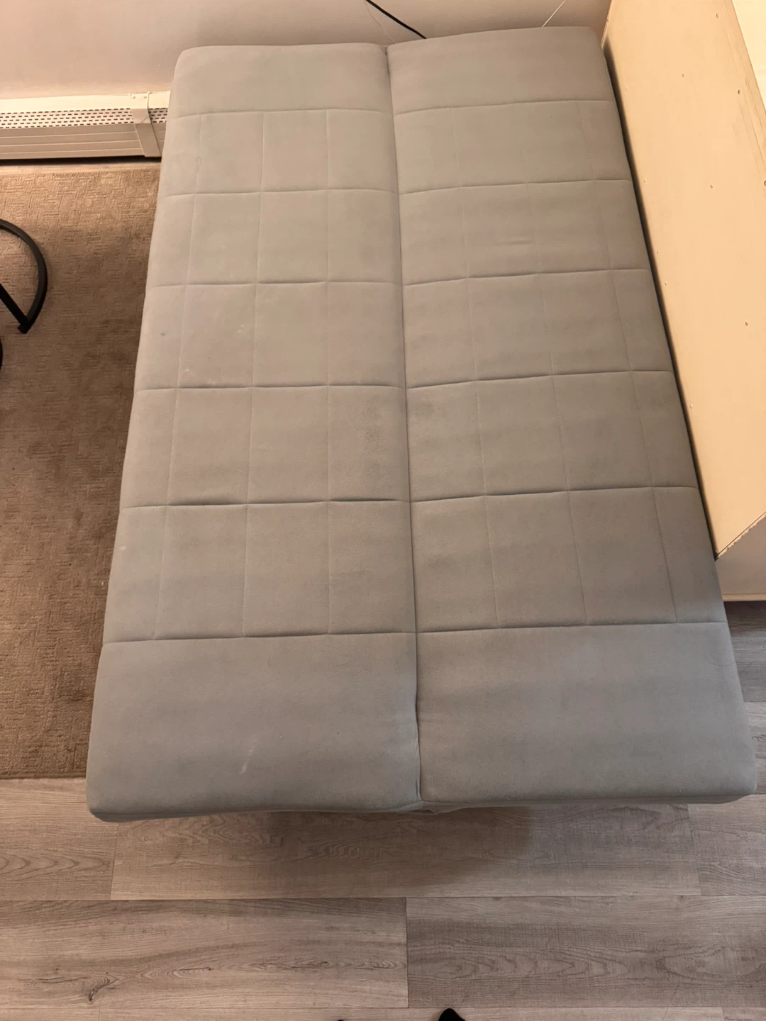 Grey Sofa Bed with Storage - photo 4